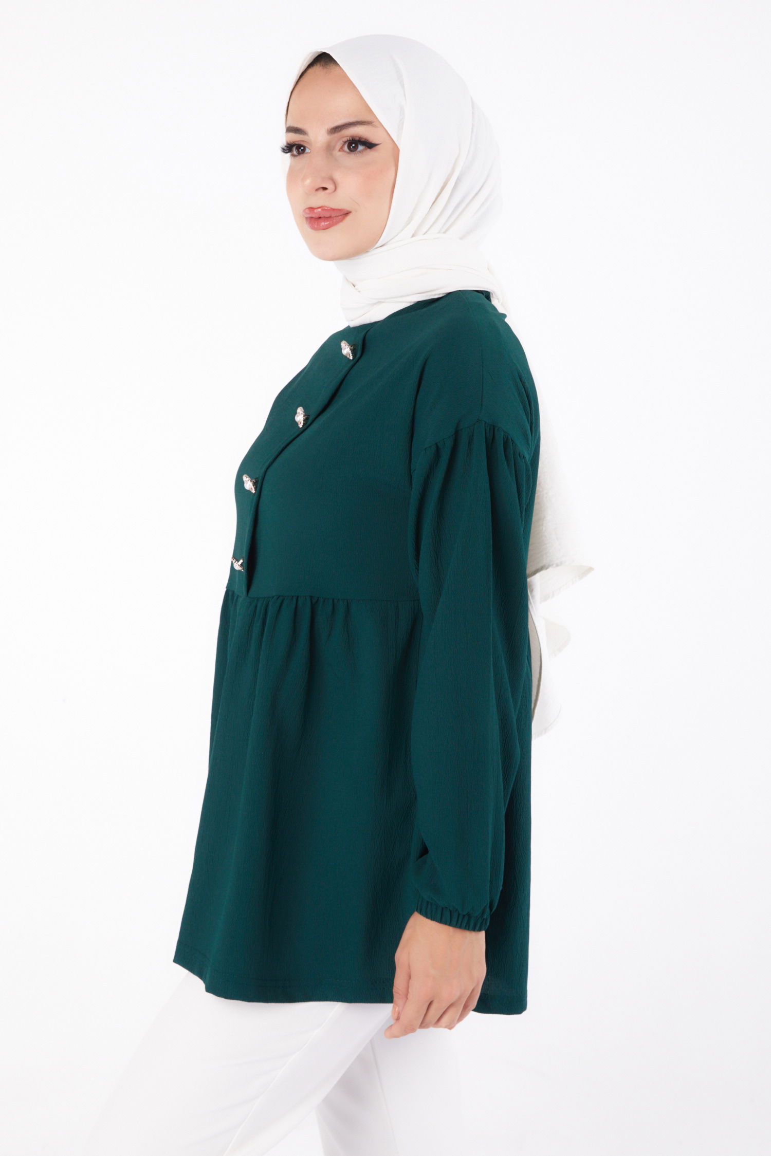 Taşlı Tunik Zümrüt - 13294 - 4