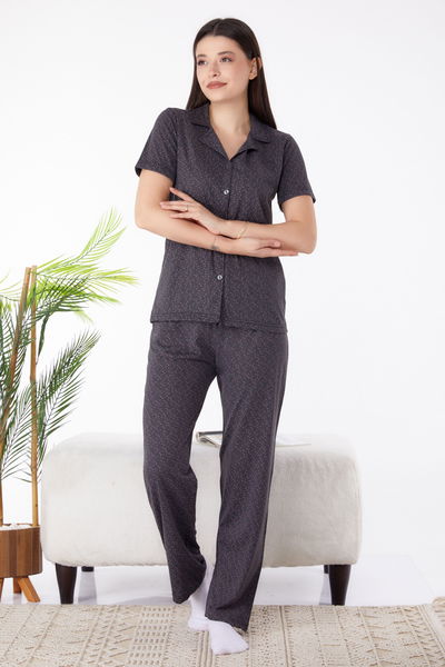 Pijama Takımı Antrasit - 25269 