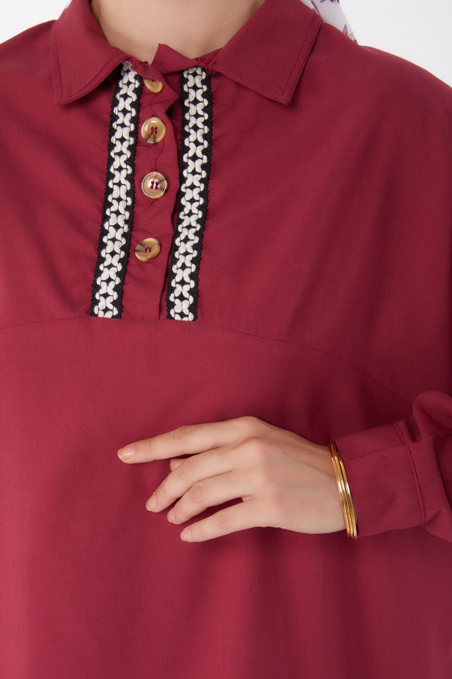 Tunik Bordo - 13257 - 5