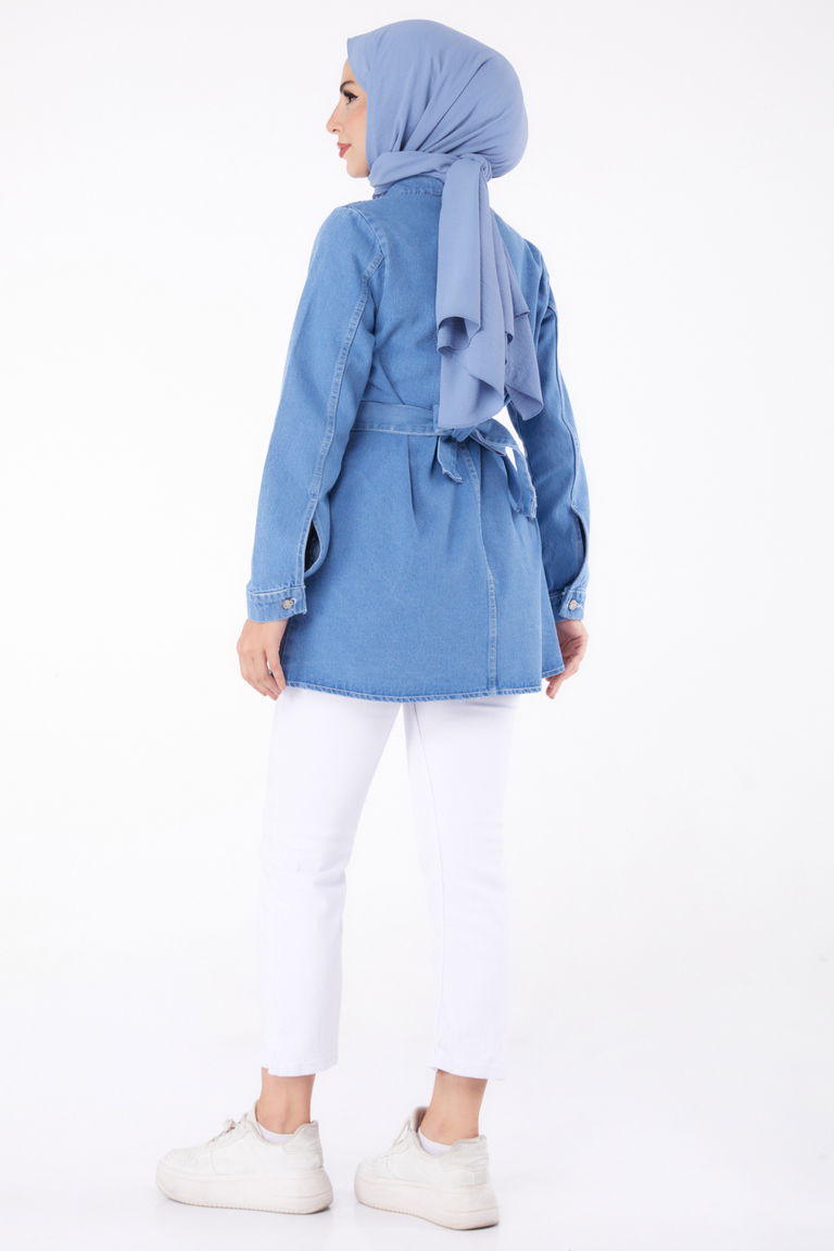 Kot Tunik Buz Mavi - 24050 - TOFİSA