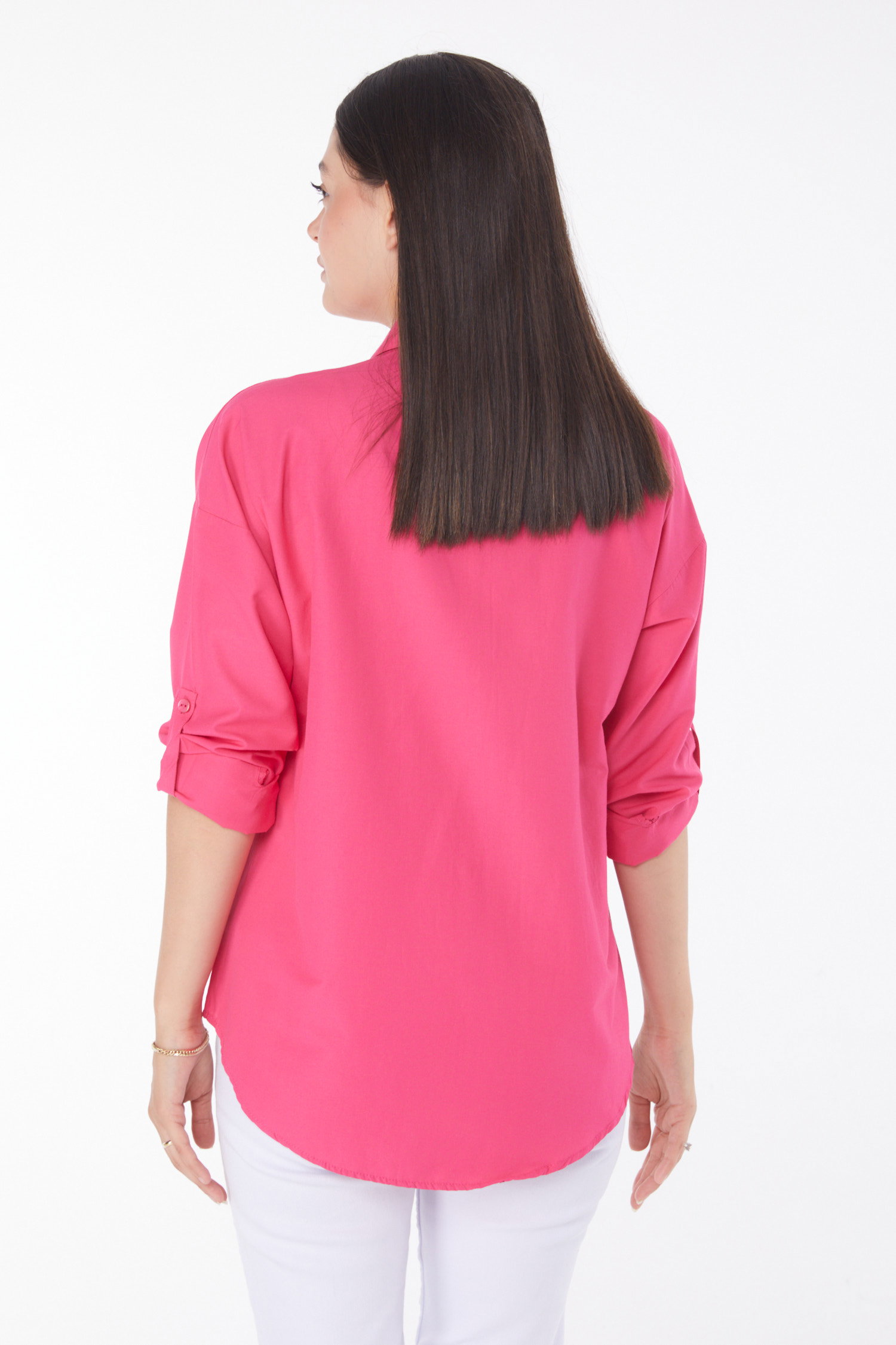 Taşlı Gömlek Fusya - 25910 - 5