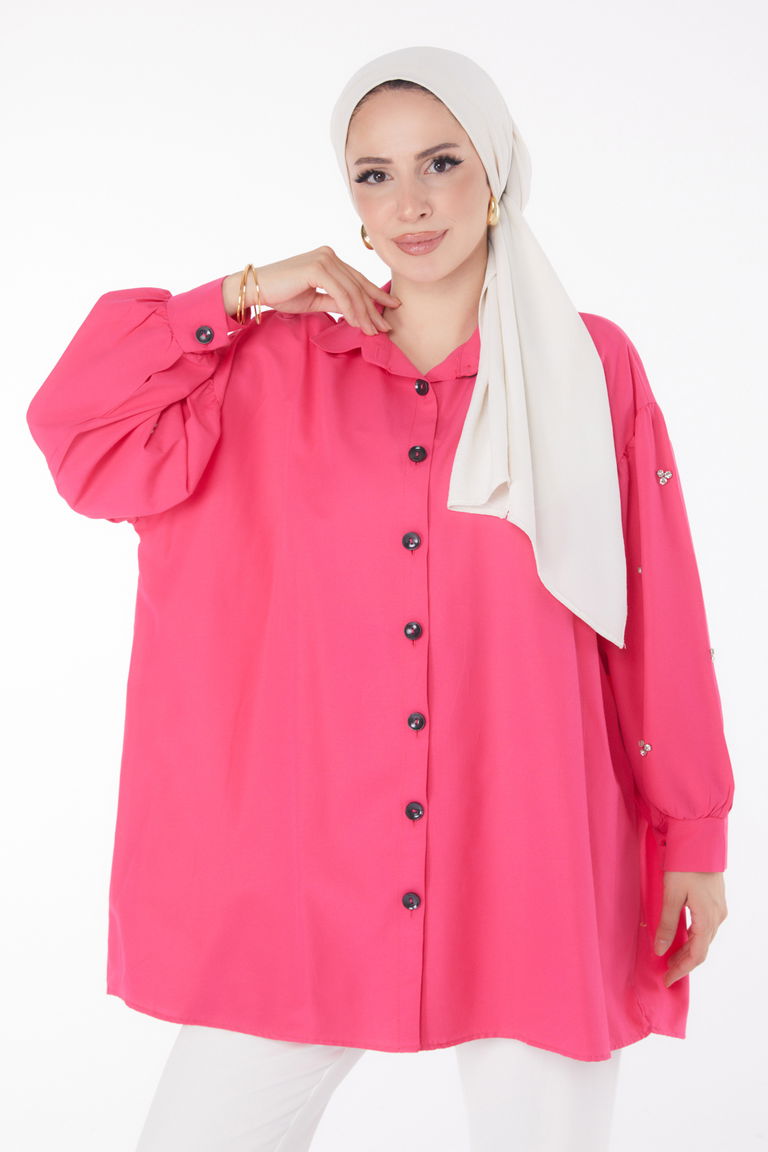 Tunik Fusya - 13022 - TOFİSA