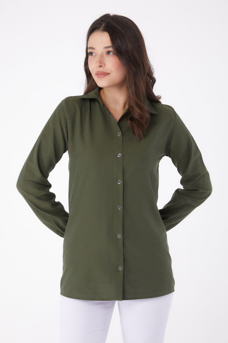 Gömlek Haki - 13249 - TOFİSA