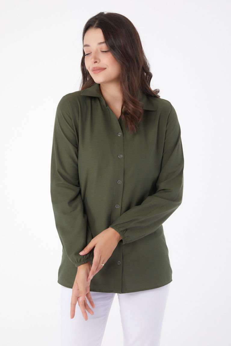 Gömlek Haki - 13249 - TOFİSA