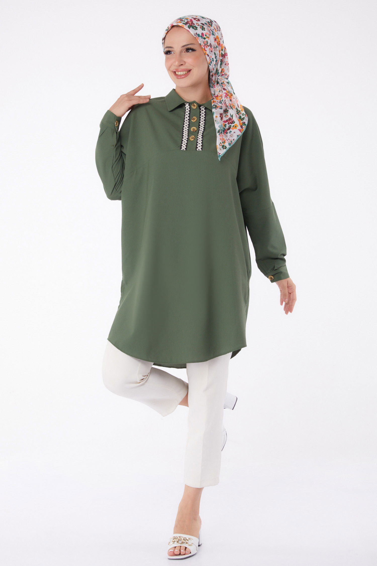 Tunik Haki - 13257 - 1
