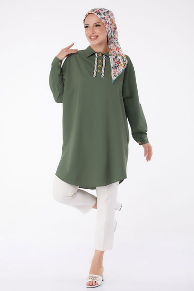 Tunik Haki - 13257 