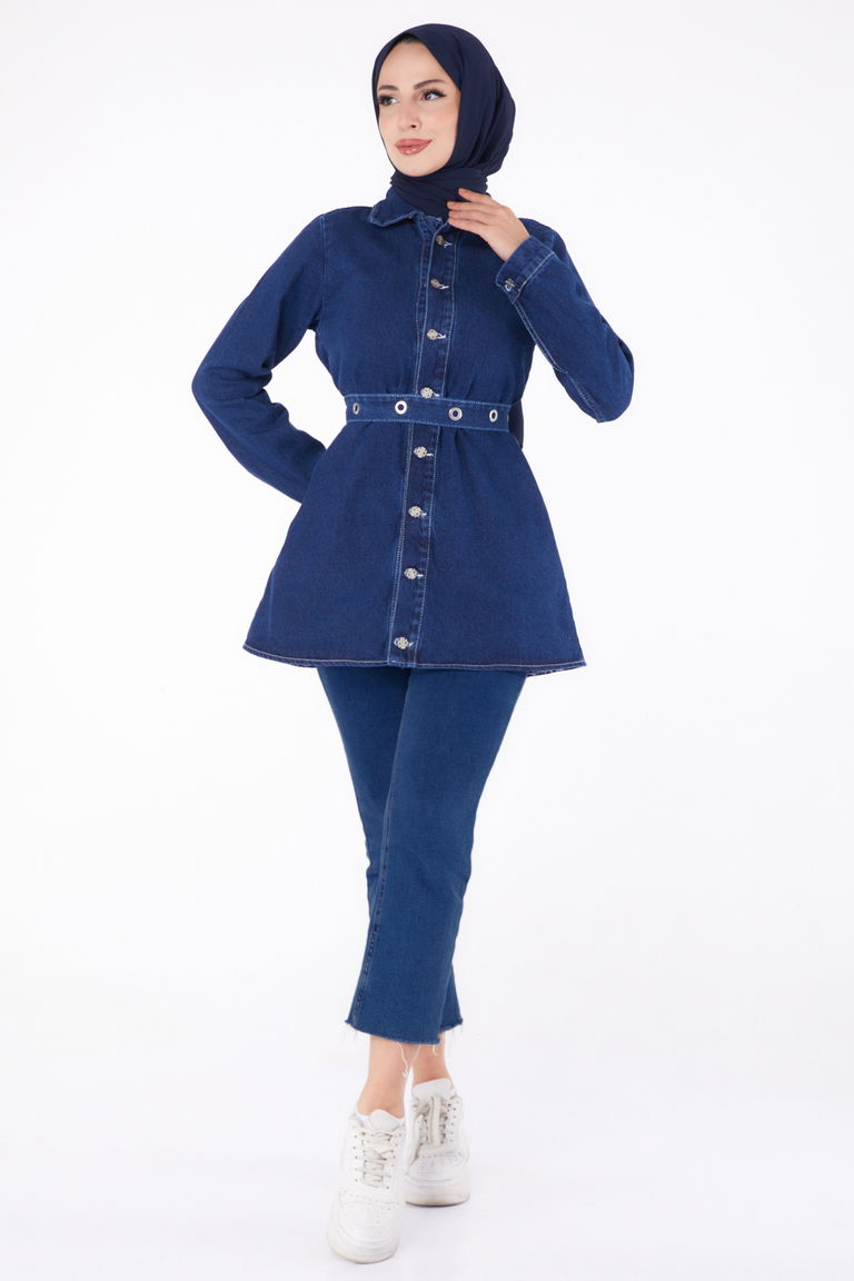 Kot Tunik Koyu Mavi - 24050 - TOFİSA