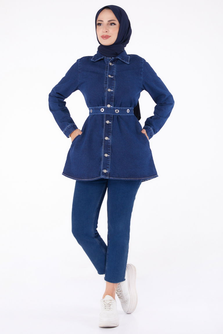 Kot Tunik Koyu Mavi - 24050 - TOFİSA