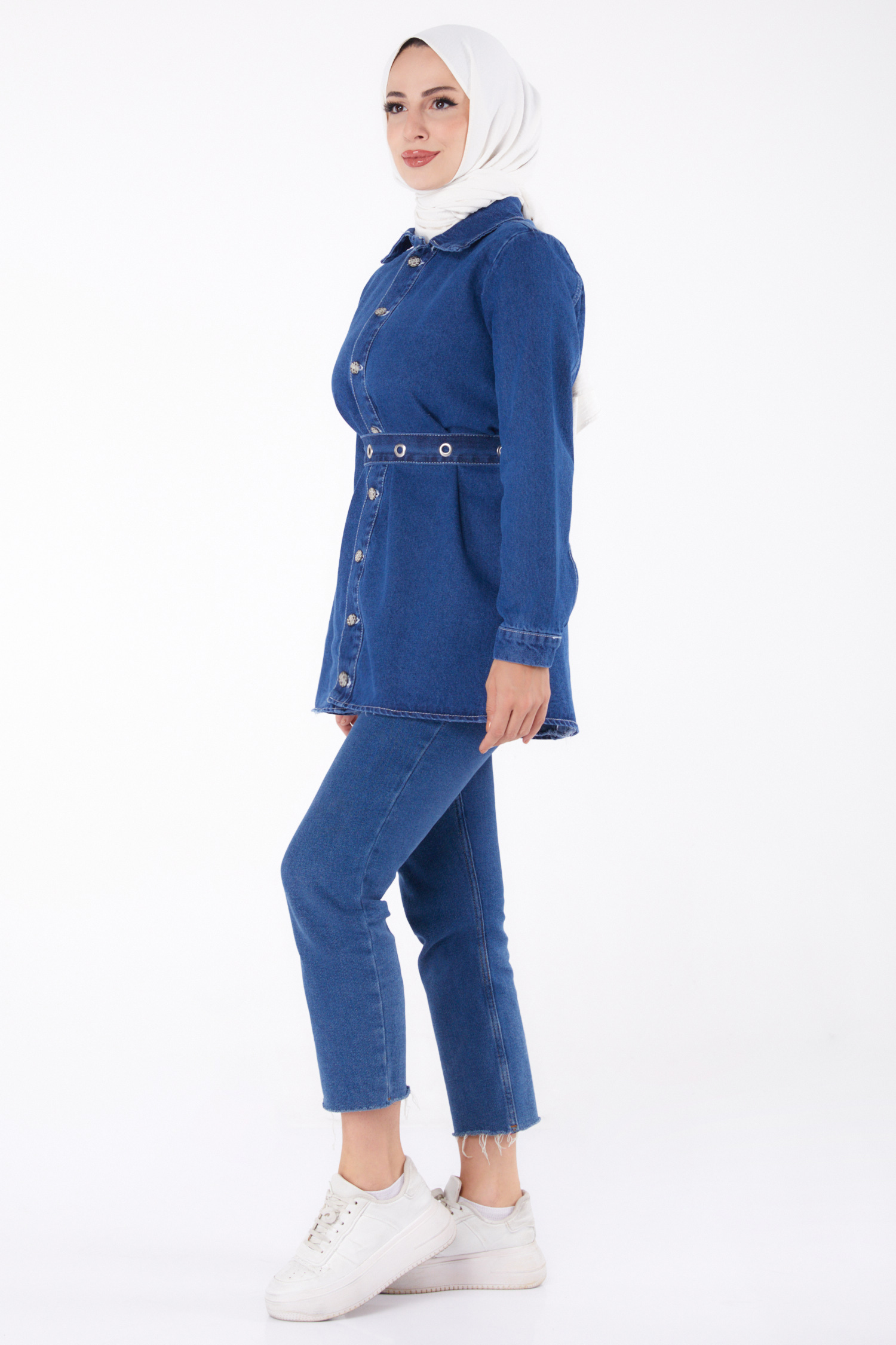 Kot Tunik Mavi - 24050 - 4