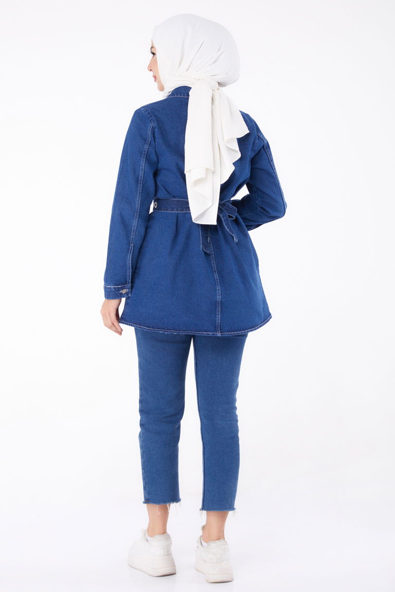 Kot Tunik Mavi - 24050 - TOFİSA