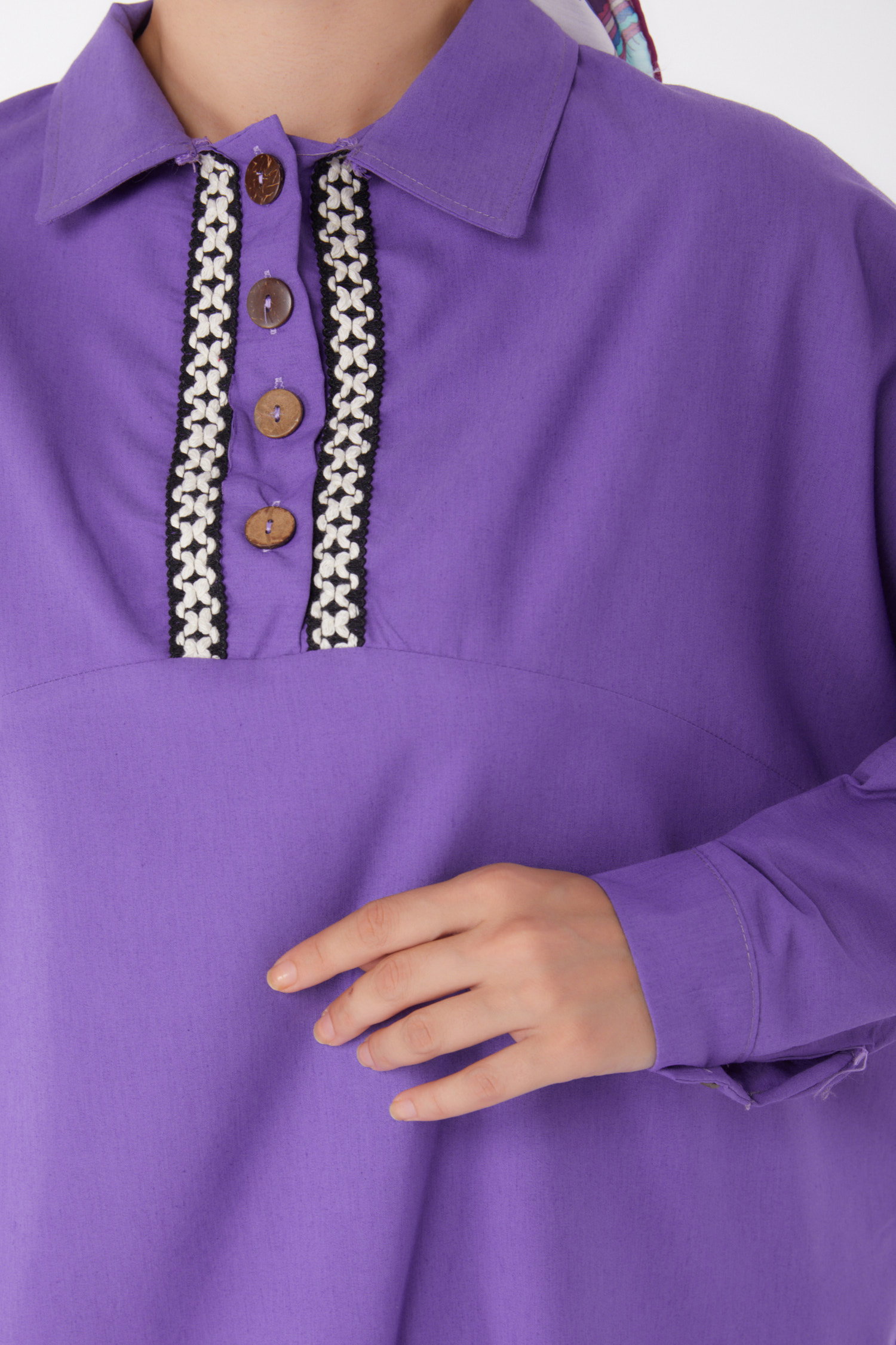 Tunik Mor - 13257 - 5