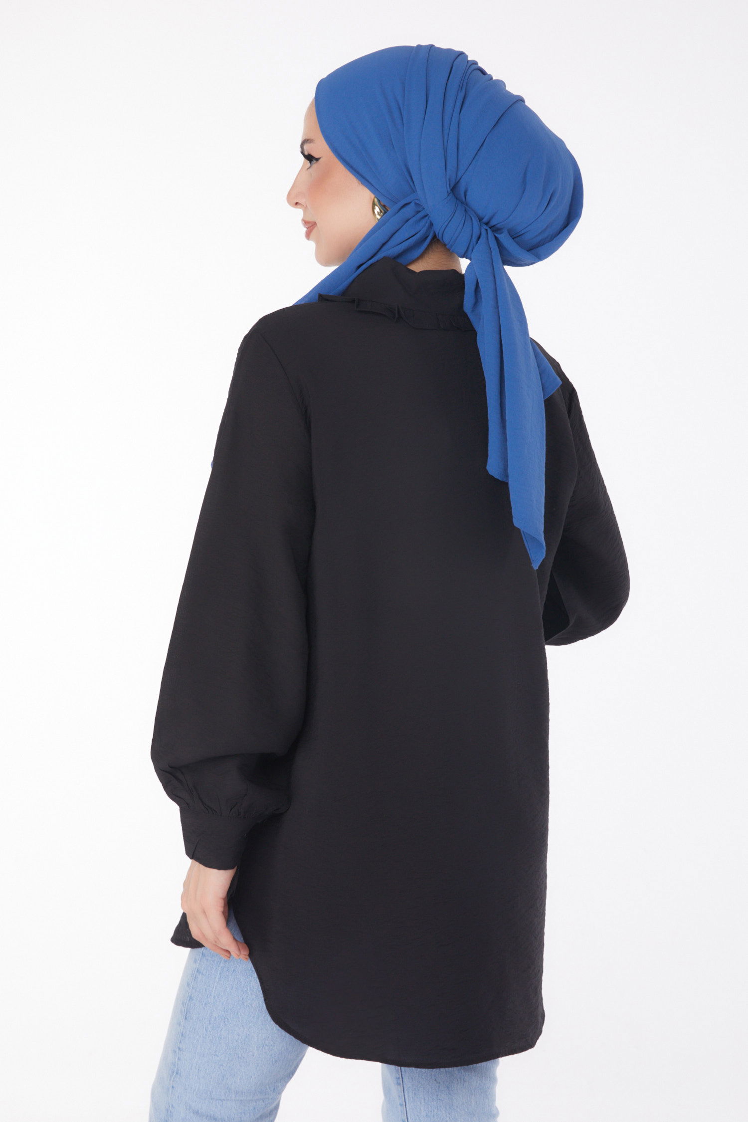 İp Detaylı Tunik Siyah - 25835 - 4