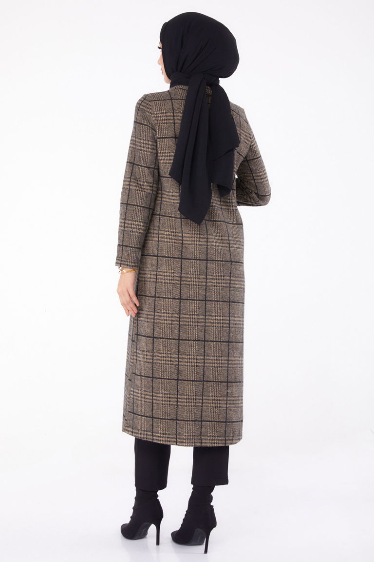 Düğmelı Kap Vizon - 13308 - TOFİSA