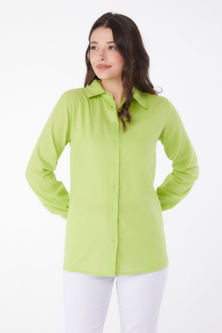 Gömlek Yağ Yeşili - 13249 - TOFİSA