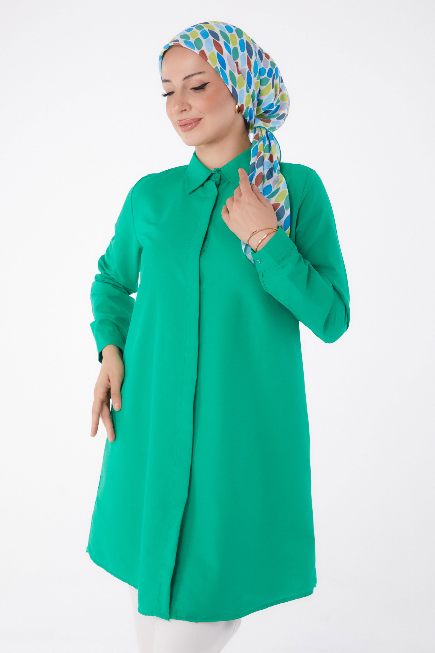 Gömlek Yesil - 13129 - 1