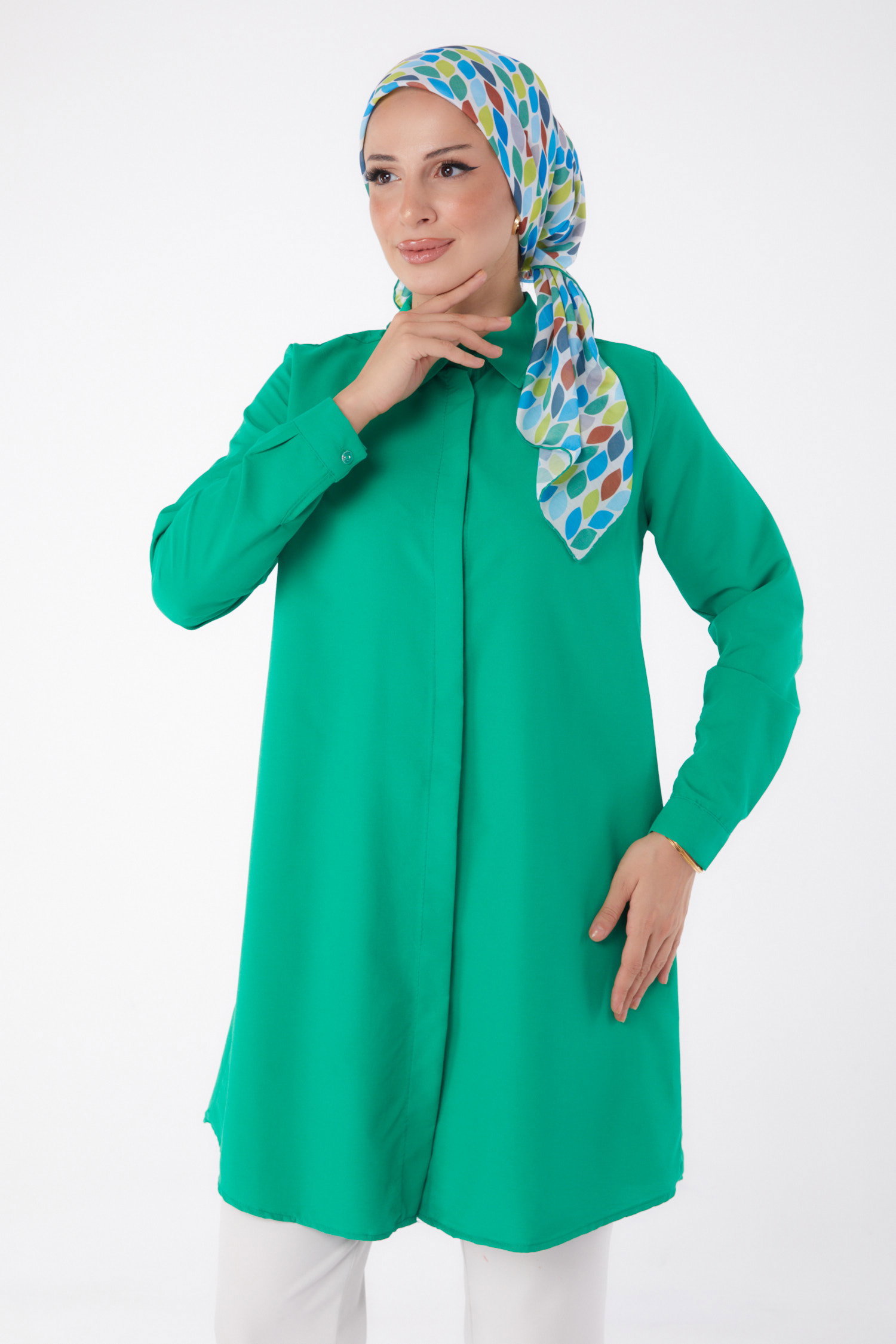 Gömlek Yesil - 13129 - 3