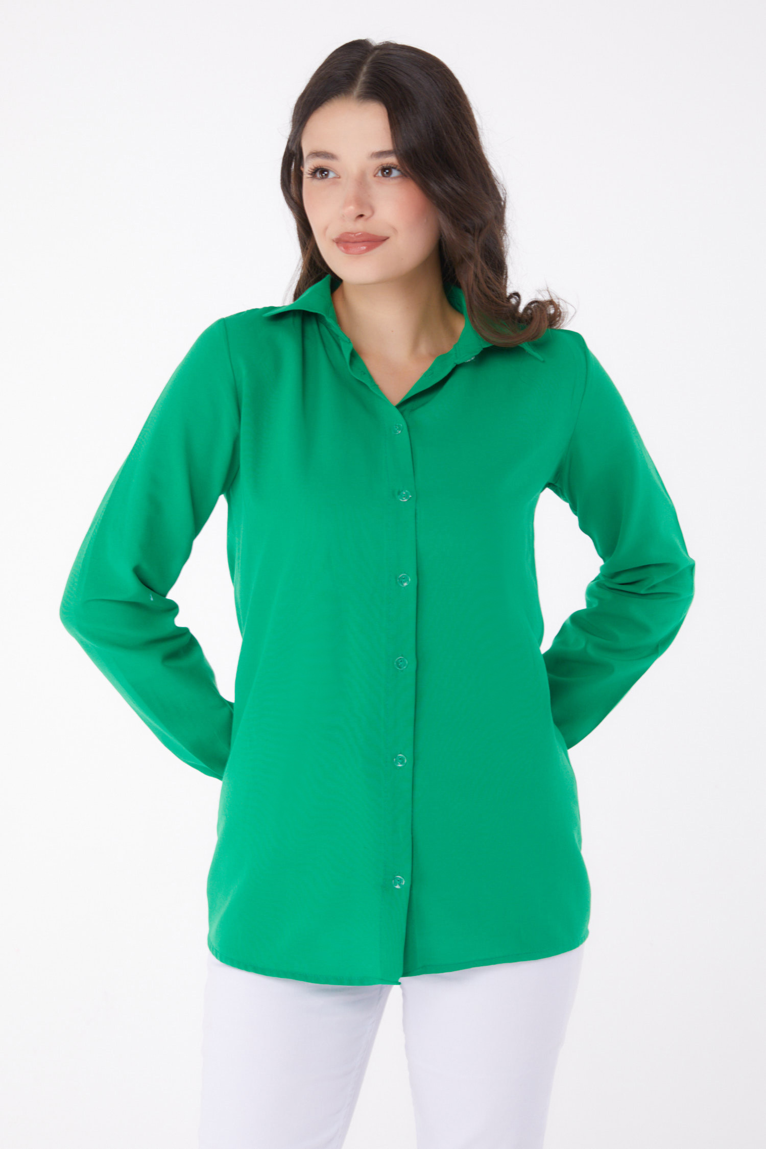 Gömlek Yesil - 13249 - 2