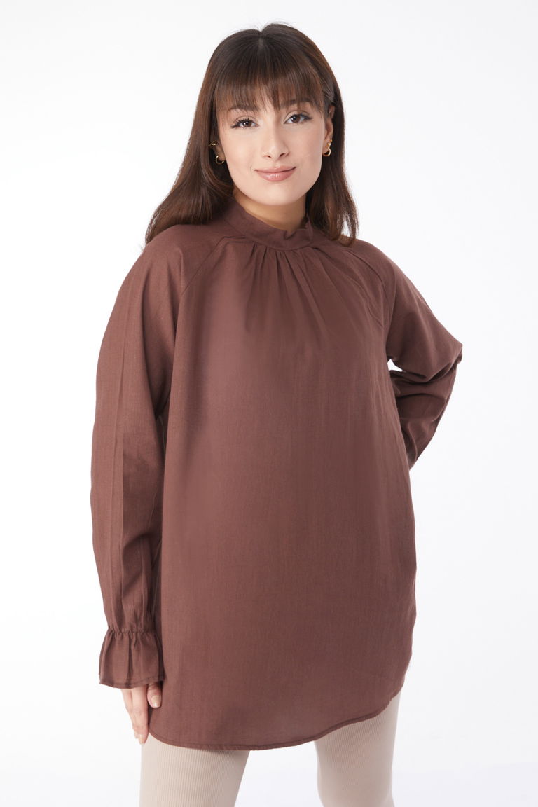 Tunik Kahve - 13146 - TOFİSA