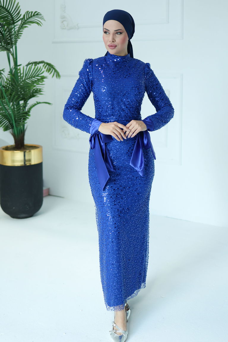 Payetli Abiye Saks - 26562 - TOFİSA