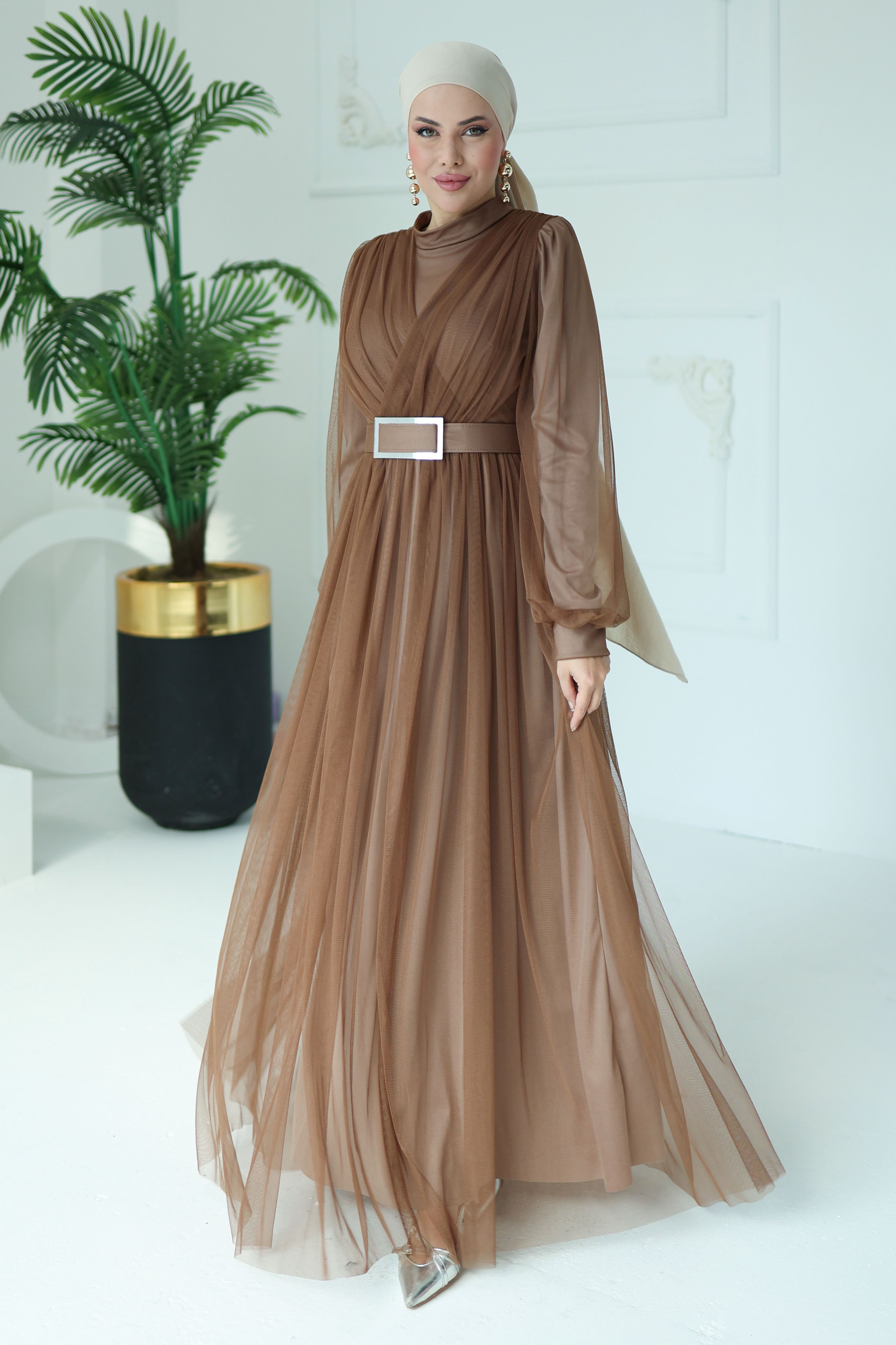 Abiye Elbise Vizon - 26083 - 1