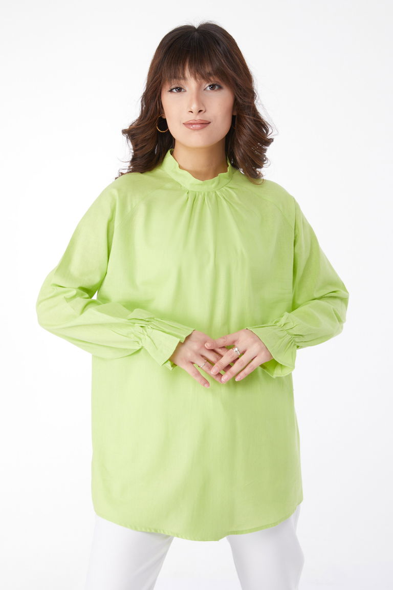 Tunik Yağ Yeşili - 13146 - TOFİSA
