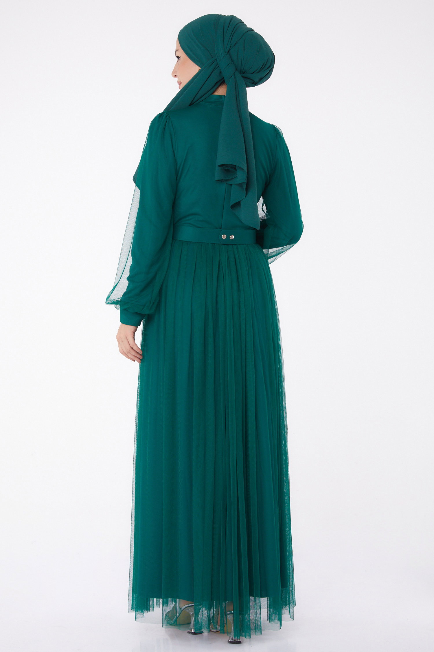 Abiye Elbise Zümrüt - 26083 - 5