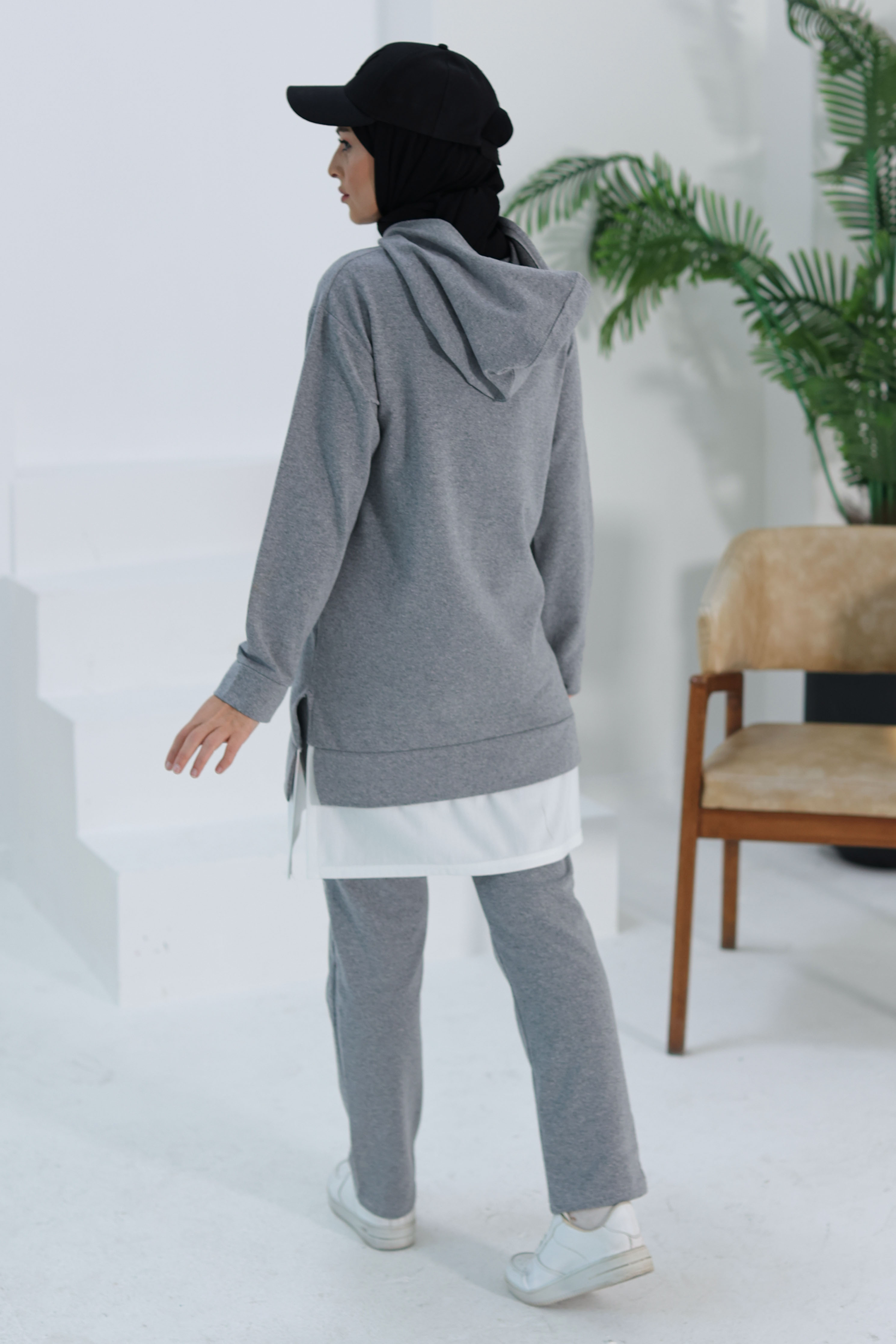 TUNIK PANTOLON D1 Füme - 3553 - 5