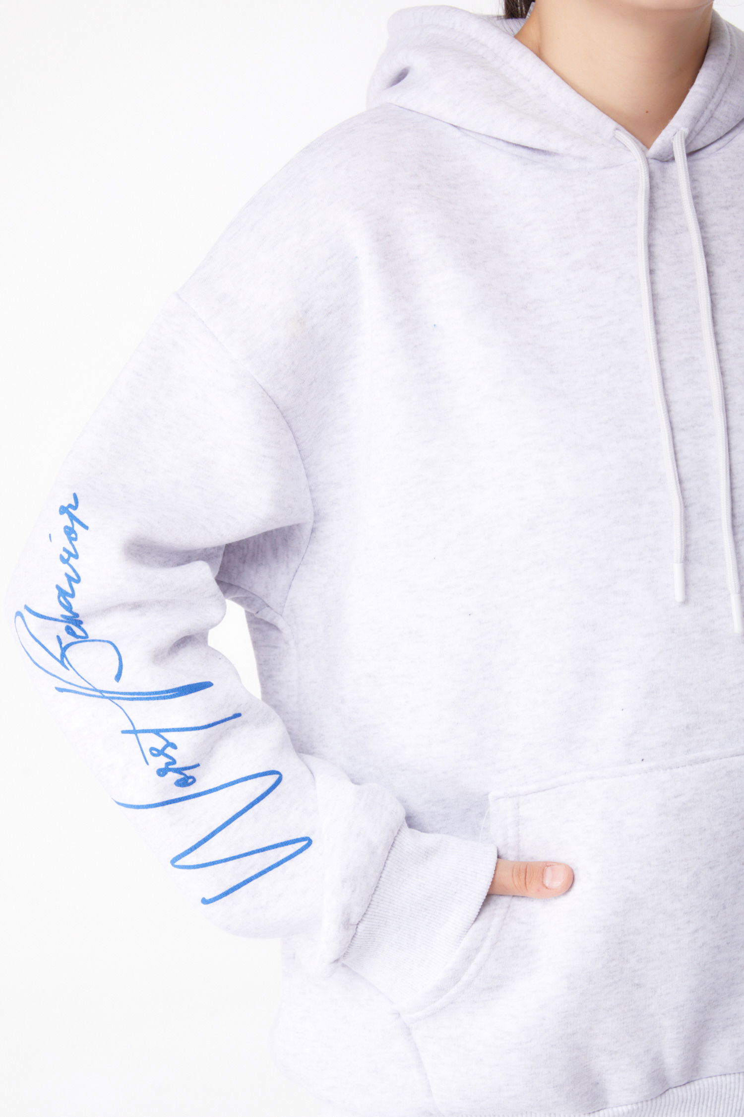 Baskılı Sweatshirt Gri - 26279 - 6