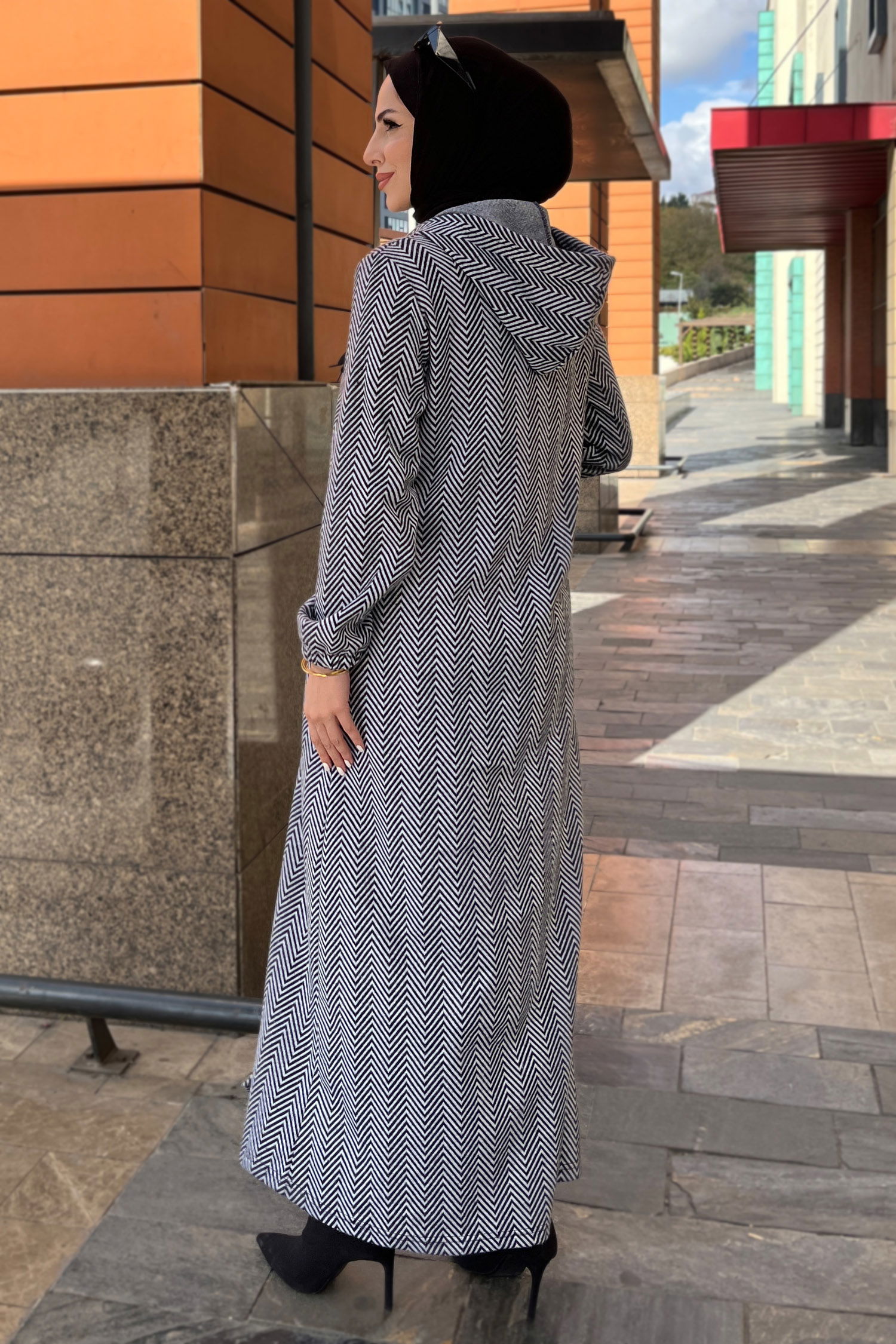 Fermuarlı Kap Gri - 13349 - 5