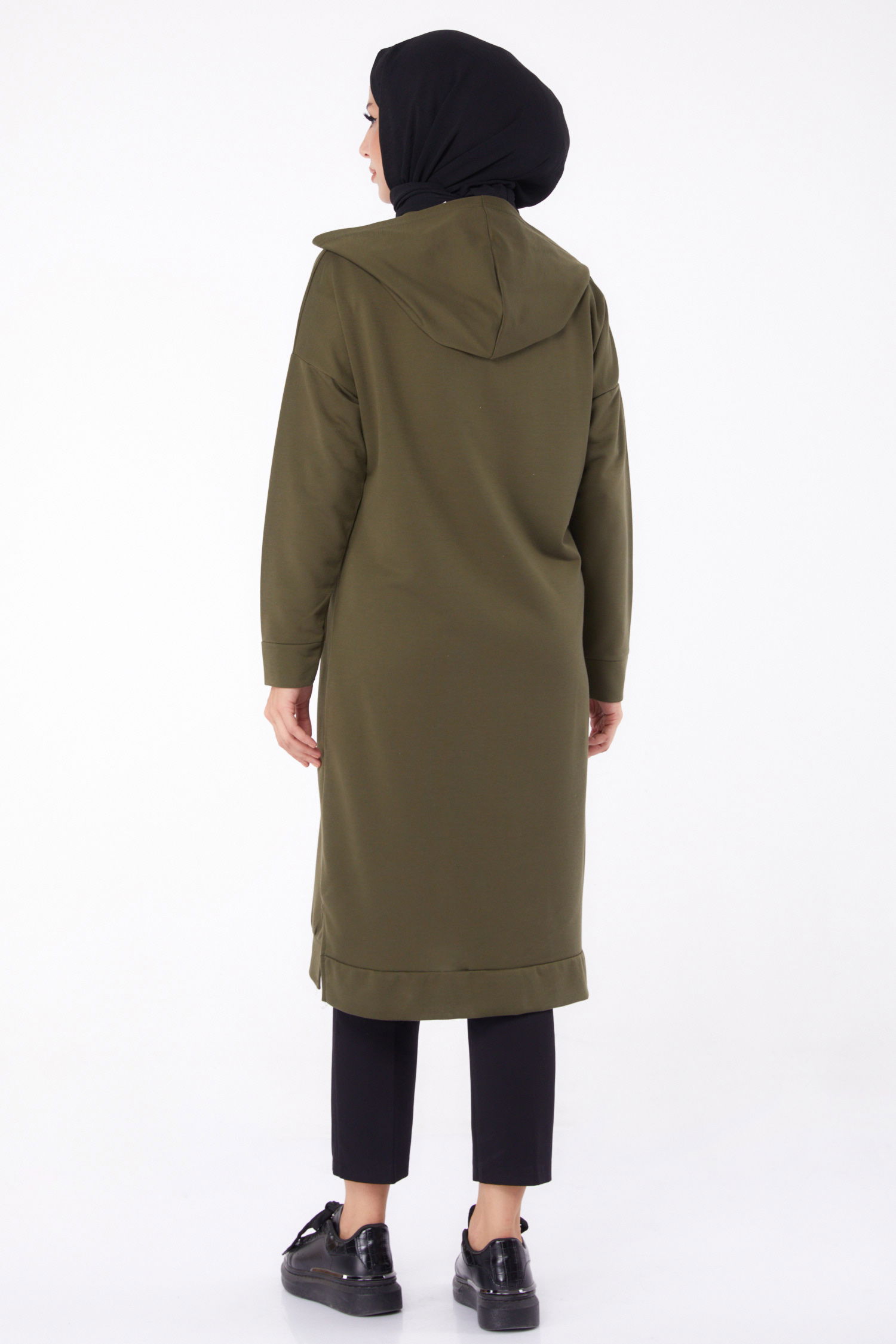 Fermuarlı Kap Haki - 13299 - 6