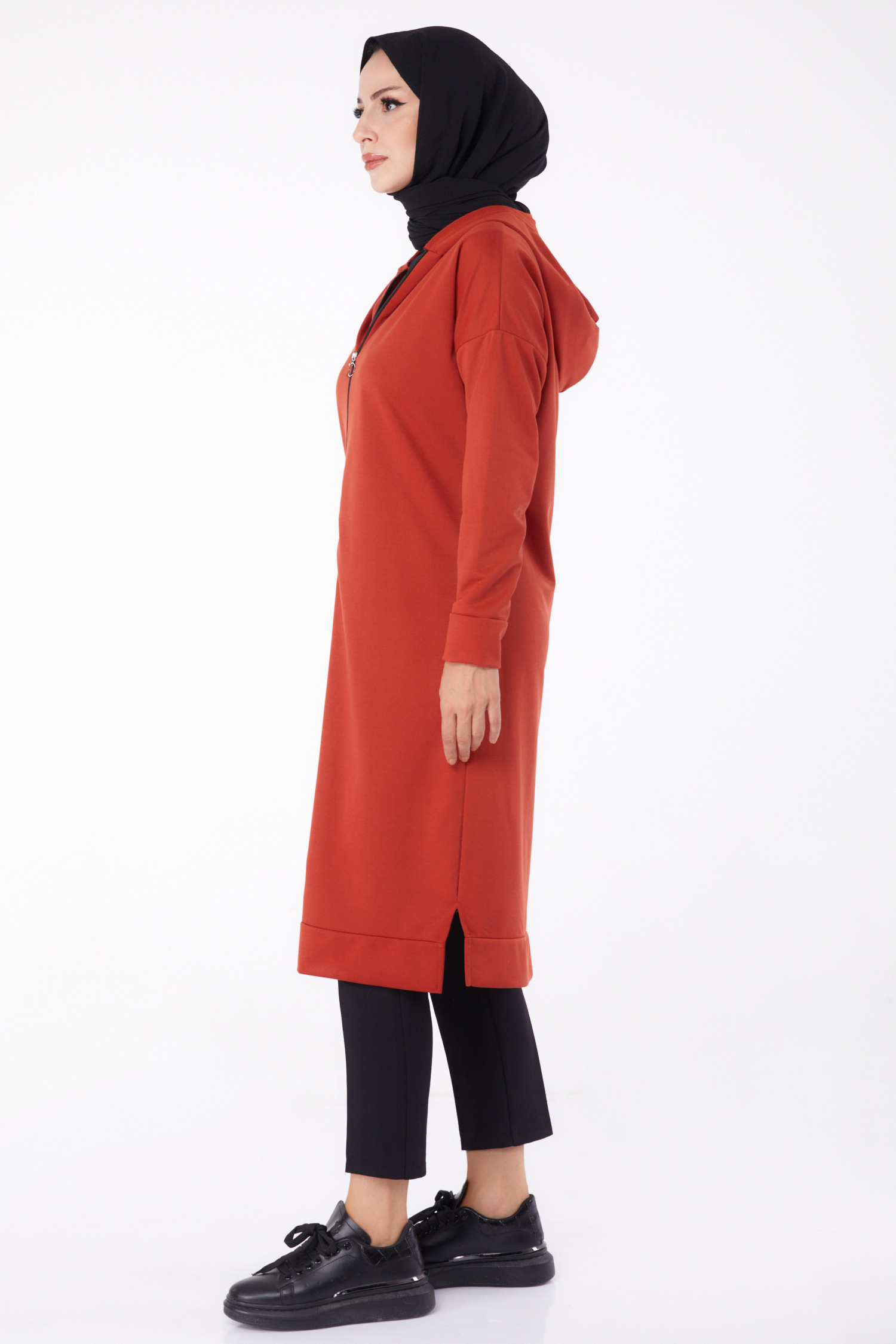 Fermuarlı Kap Kiremit - 13299 - 4