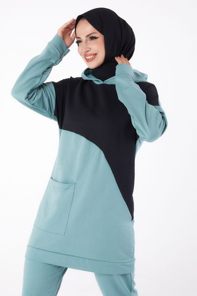 Garnili İkili Takım Mint - 13295 