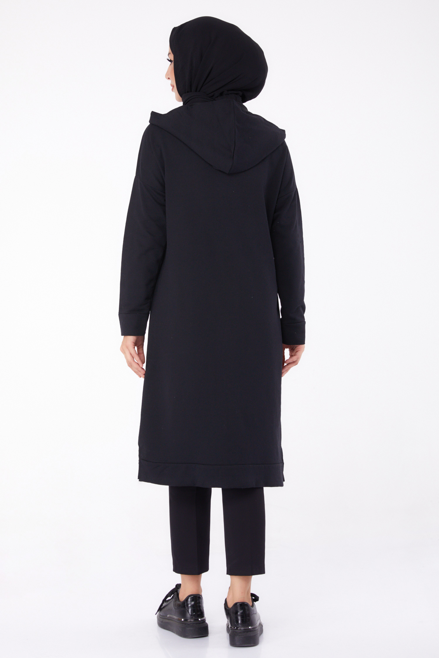 Fermuarlı Kap Siyah - 13299 - 5