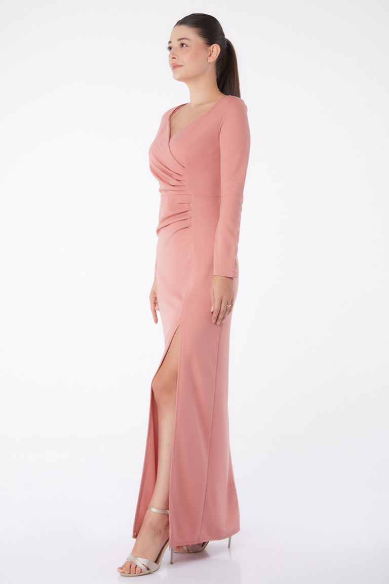 Abiye Elbise Gül - 13254 - TOFİSA