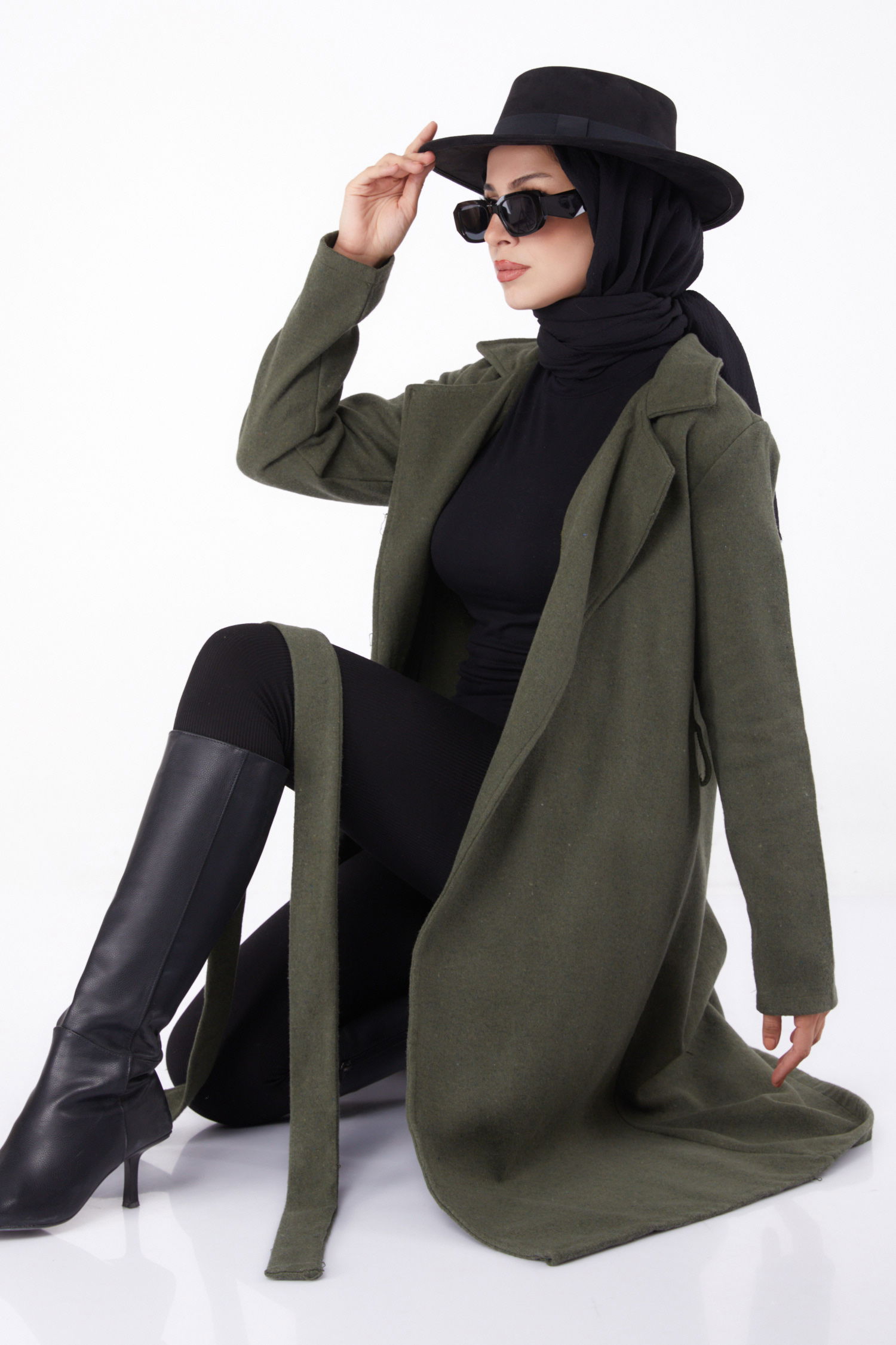 Kaşe Kaban Haki - 13287 - 1