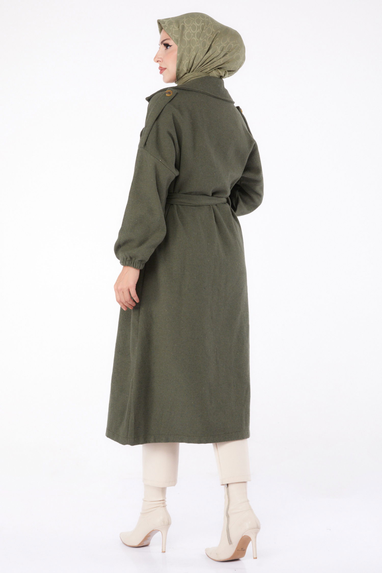 Kaşe Kaban Haki - 13288 - 5