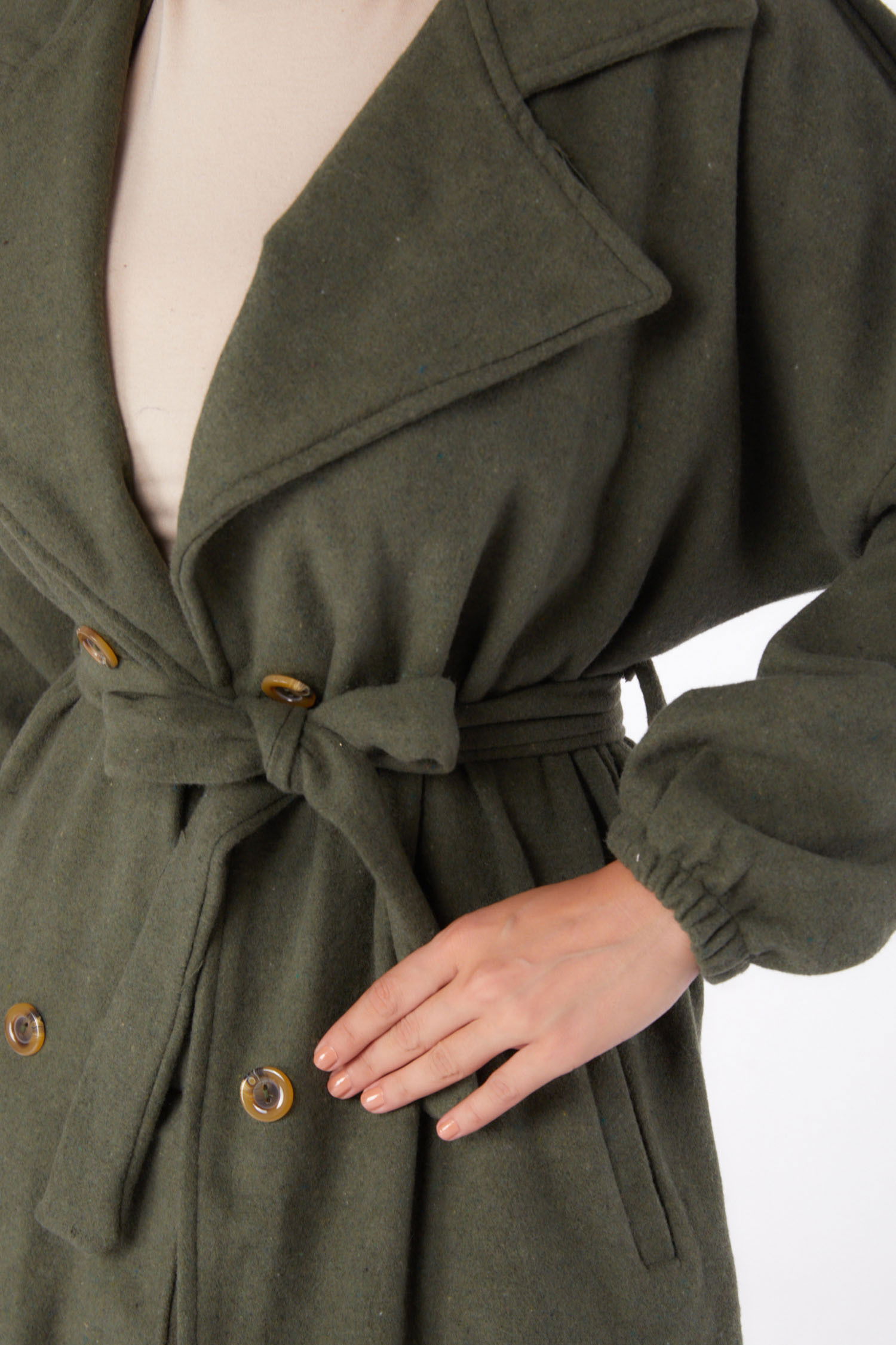 Kaşe Kaban Haki - 13288 - 6