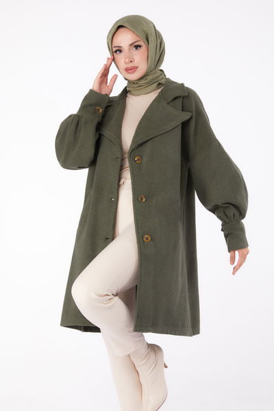 Kaşe Kaban Haki - 13289 