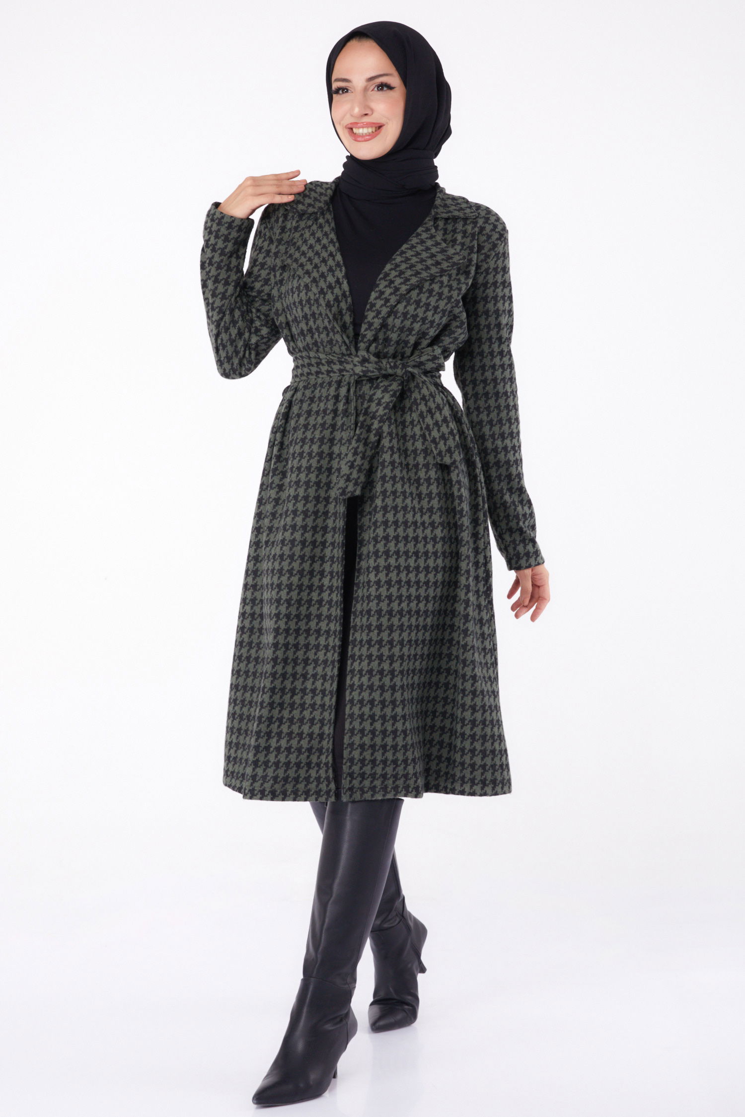 Kaşe Kaban Haki - 13317 - 11