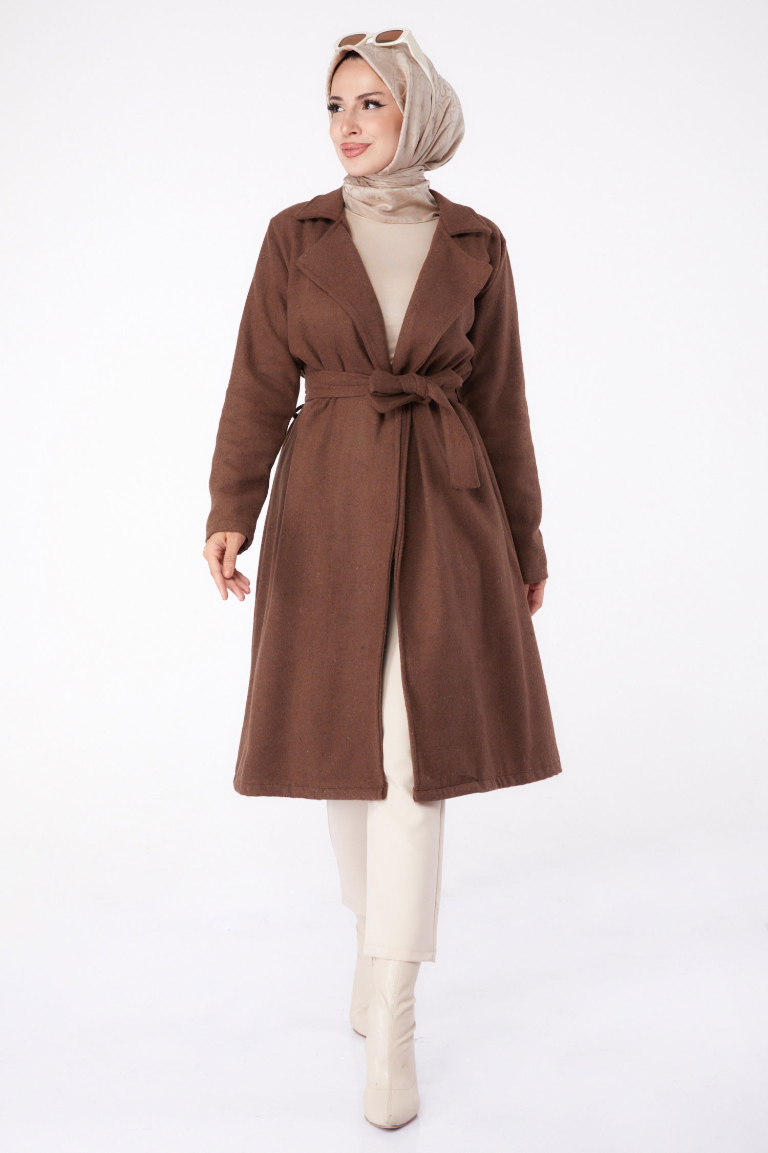 Kaşe Kaban Kahve - 13287 - 1