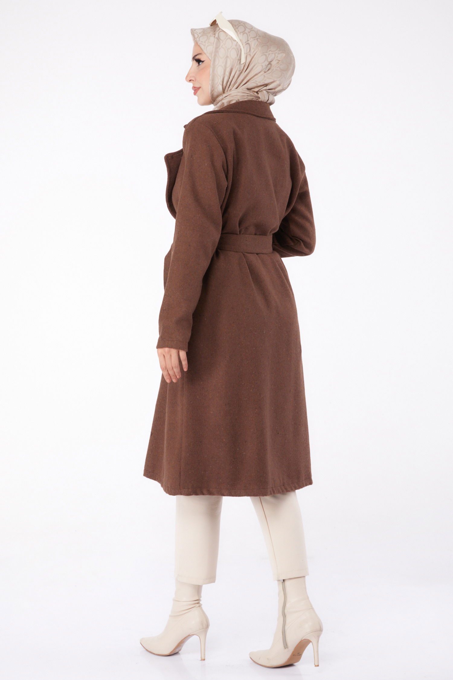 Kaşe Kaban Kahve - 13287 - 4