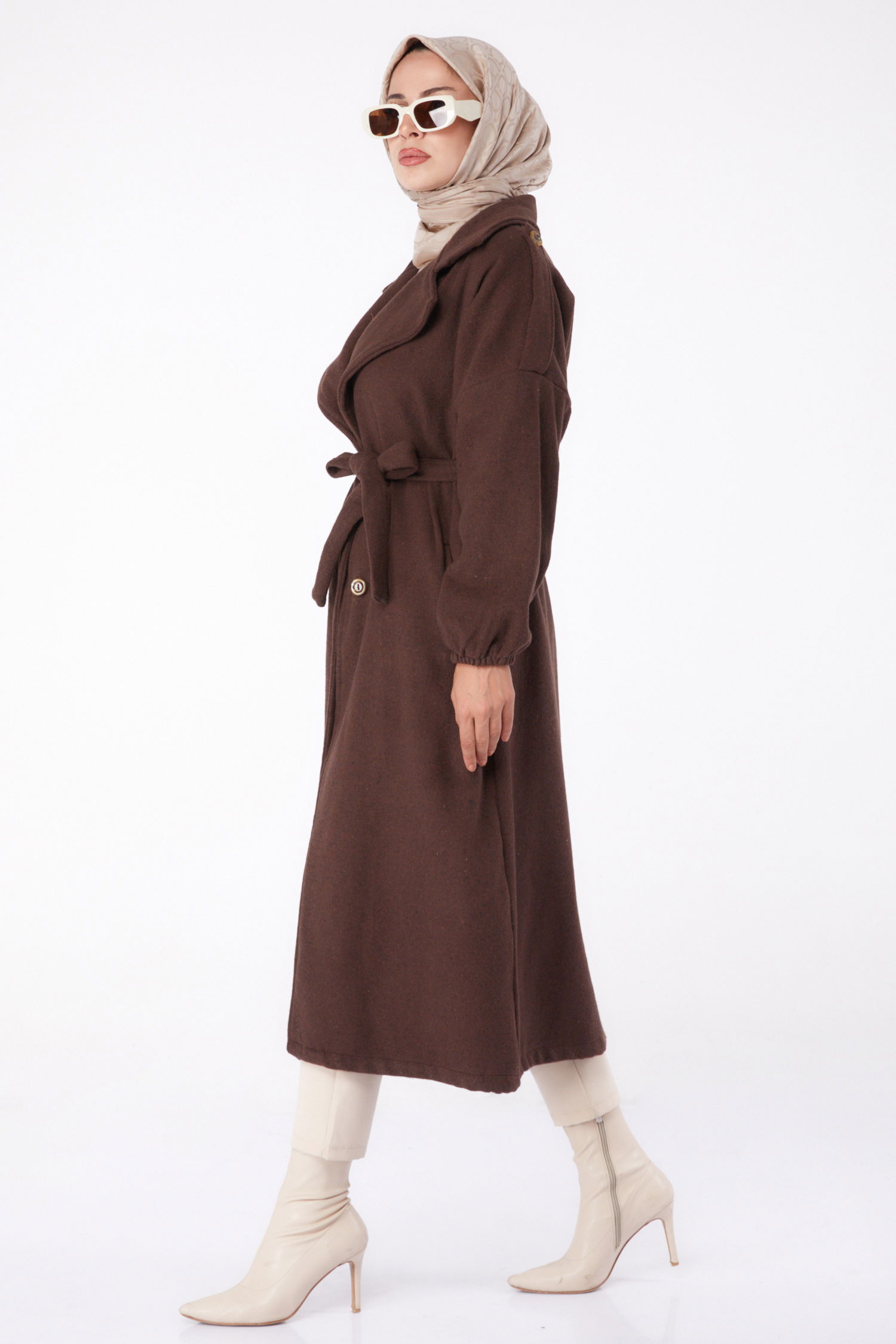 Kaşe Kaban Kahve - 13288 - 4