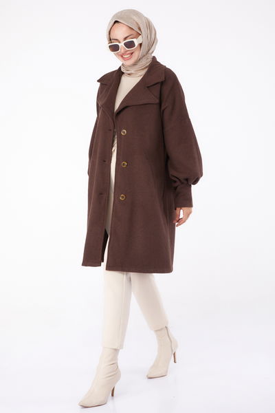 Kaşe Kaban Kahve - 13289 
