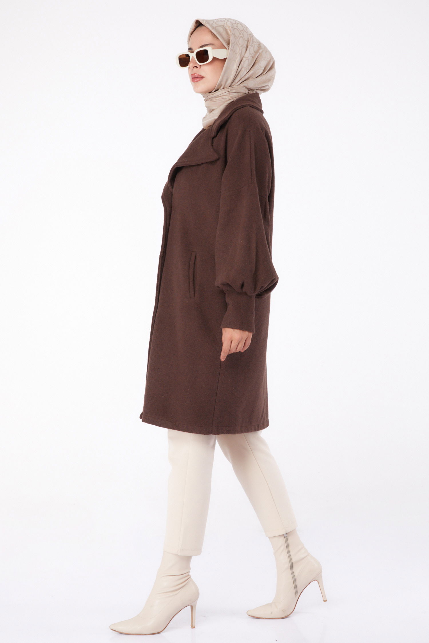 Kaşe Kaban Kahve - 13289 - 4