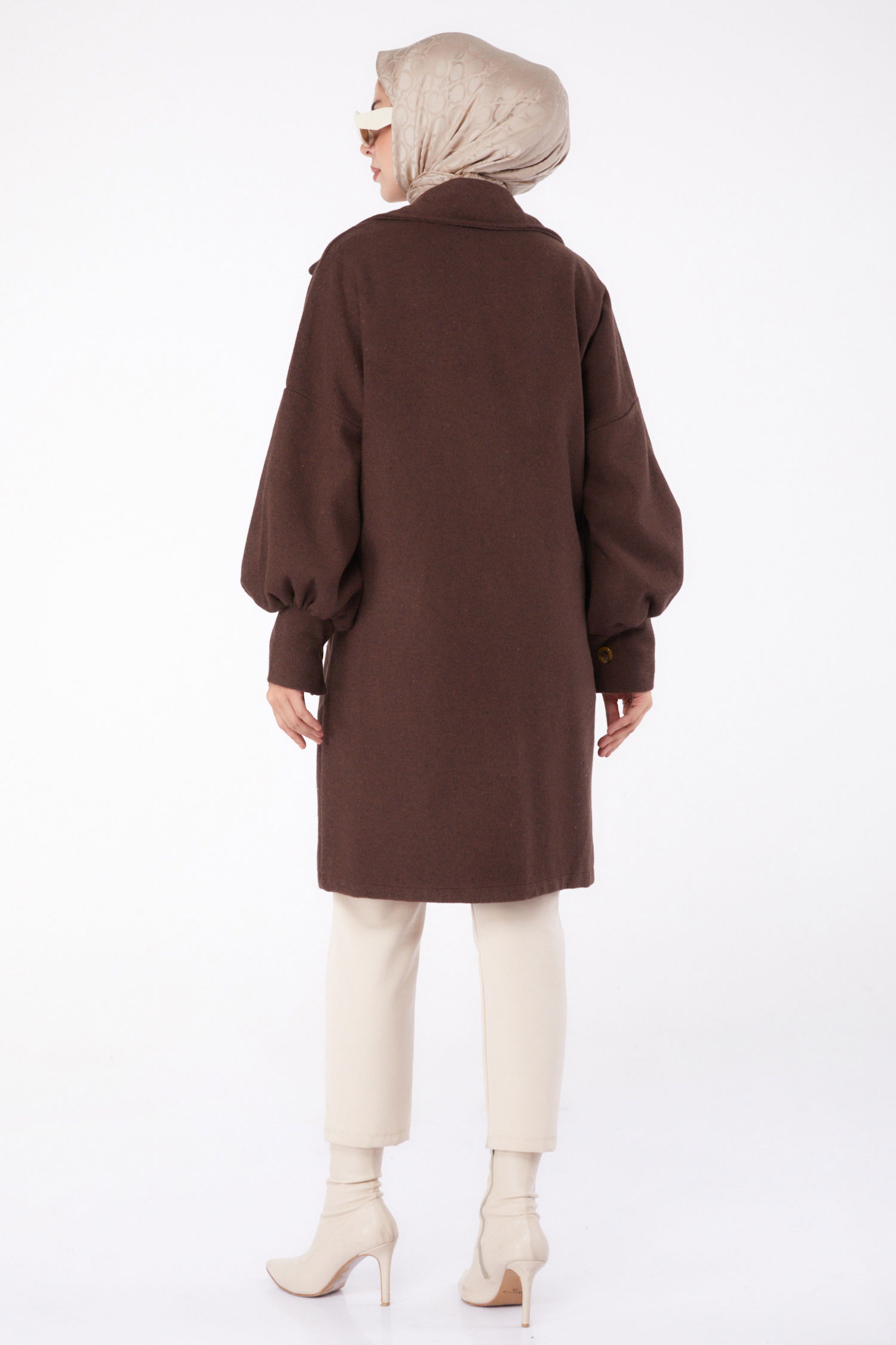 Kaşe Kaban Kahve - 13289 - 5