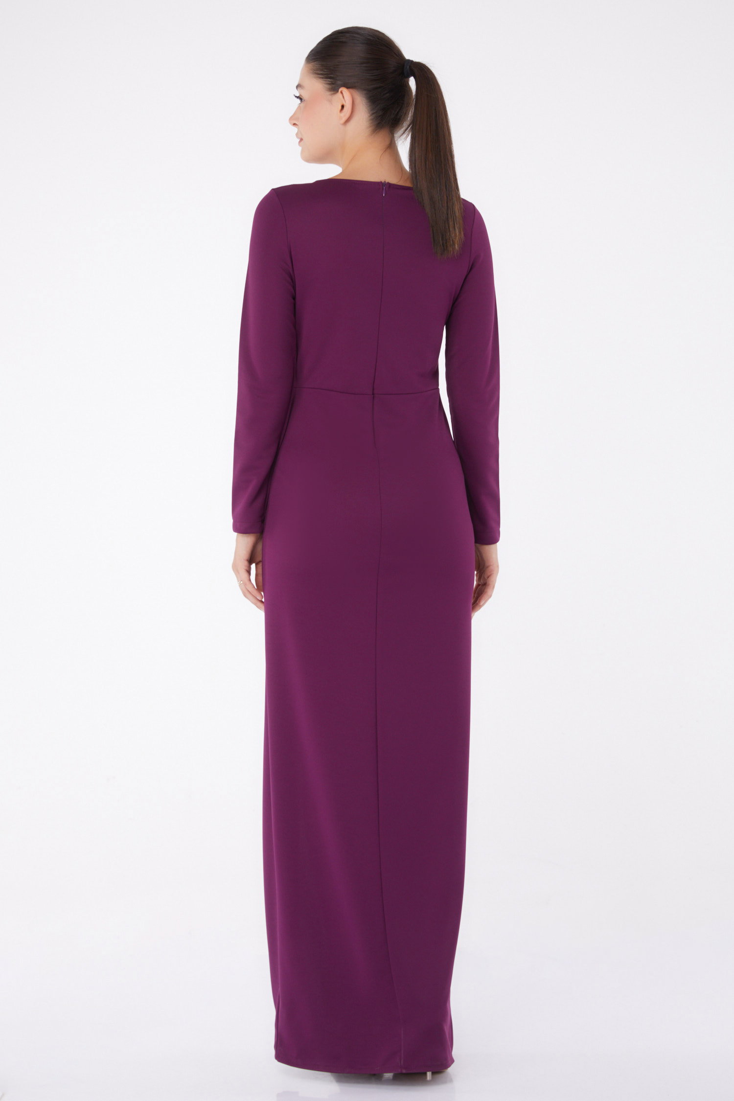 Abiye Elbise Mor - 13254 - 6