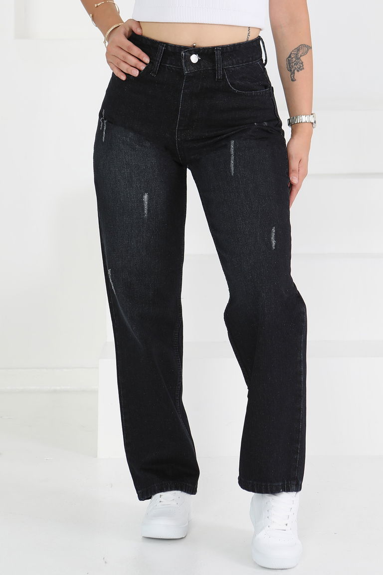 Bol Paça Kot Pantolon Antrasit - 25181 - TOFİSA