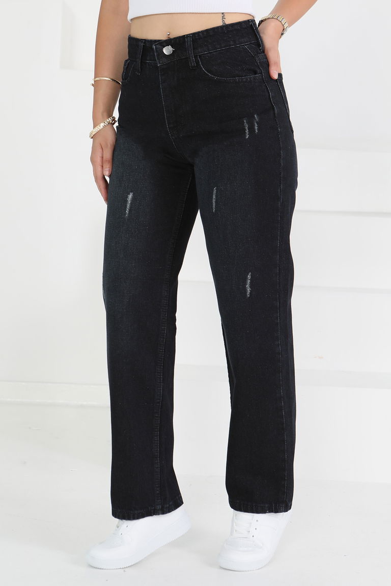 Bol Paça Kot Pantolon Antrasit - 25181 - TOFİSA