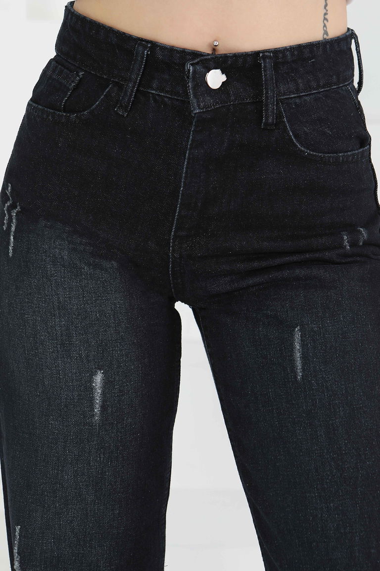 Bol Paça Kot Pantolon Antrasit - 25181 - TOFİSA