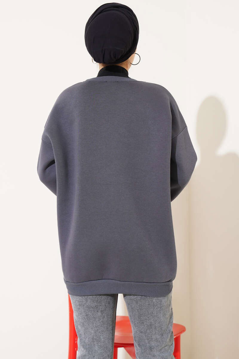 Kalpli Tunik Antrasit - 26660 - 4